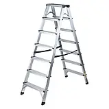 Драбина-стрем'янка алюмінієва 2×7 двостороння Procraft PLA2.2.1460, фото 2