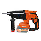 Безщітковий акумуляторний перфоратор 2.6 Дж Rebiner RBHA26-20Li (без АКБ та ЗП), фото 4