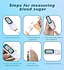 Глюкометр для вимірювання цукру в крові Blood Glucose Meter JZK-206, фото 4