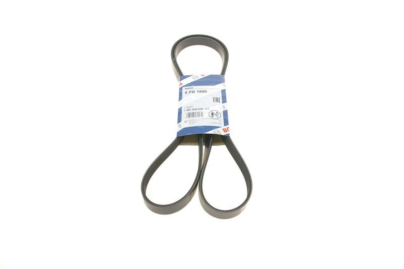 Полікліновий ремінь BMW X6,OPEL ZAFIRA, BOSCH (1987946039), фото 1