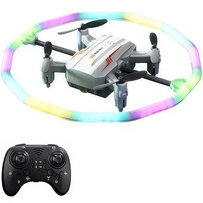 Дитячий квадрокоптер із дистанційним керуванням і різнобарвною підсвіткою Plane Toys 209459