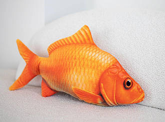 М'яка іграшка-антистрес обіймашка Золота Рибка 3D 40см
