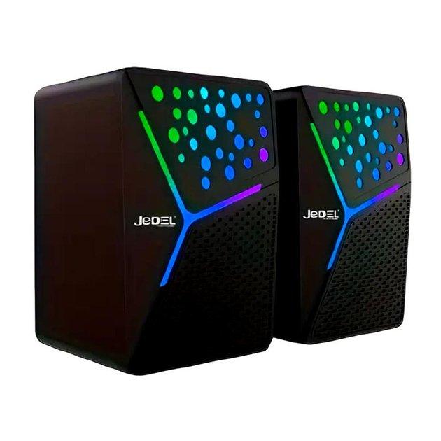 Колонки для PC 2.0 Usb Jedel S554 Rgb 209581, фото 1