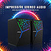 Колонки для PC 2.0 Usb Jedel S554 Rgb 209581, фото 6
