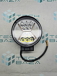 Фара тракторна кругла (робоча, LED) 30 Вт, ФГ‑304VC