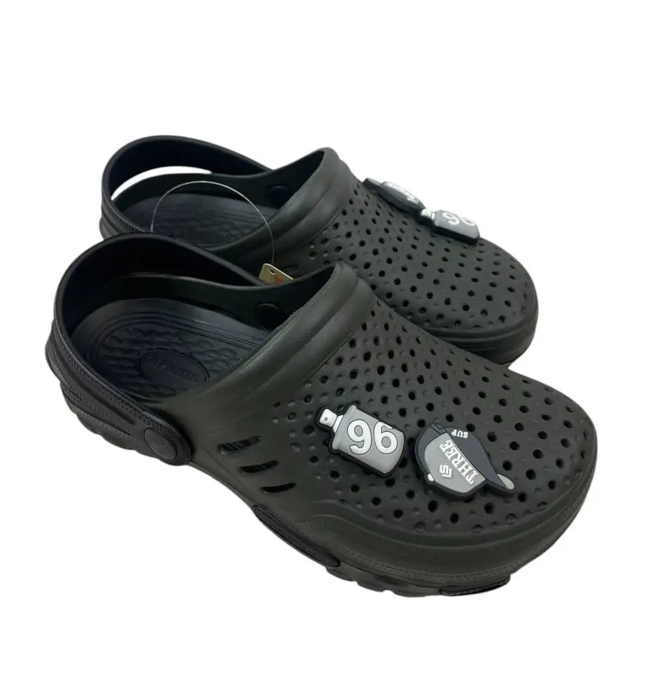 Підліткові шльопанці крокси хакі, фото 1