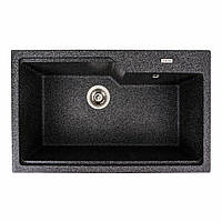 Гранітна мийка для кухні VALESO NIKA 7545 матова Графіт