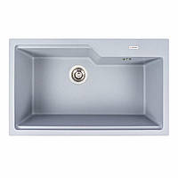 Гранітна мийка для кухні VALESO NIKA 7545 матова Сірий металік