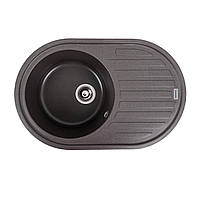 Гранітна мийка для кухні VALESO LIRA 7750 матова Гренадин