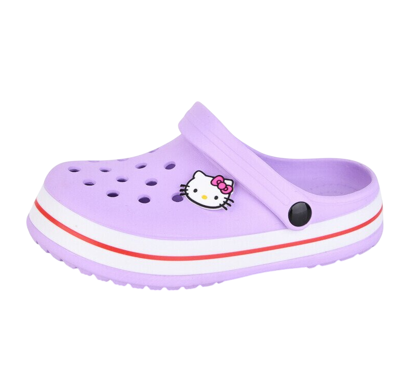 Дитячі літні шльопанці  крокси фіолетові, фото 1