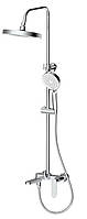 Душова система TROYA FRASER-16 з тропічним душем та виливом