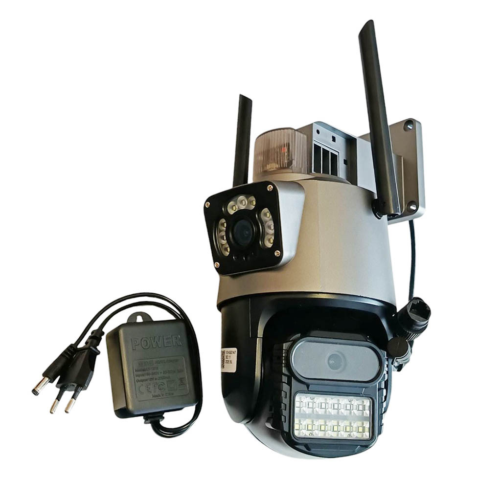 Камера на 2 об'єктиви P11 Wi Fi 6 mp APP V380pro, фото 1