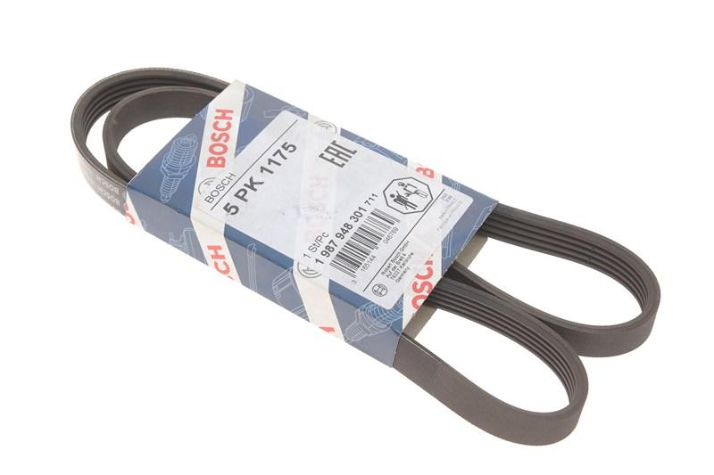 Полікліновий ремінь FIAT 500C, FIAT UNO, BOSCH (1987948301), фото 1