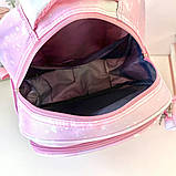 Рюкзак дитячий шкільний портфель Куроми Kuromi рожевий, фото 3