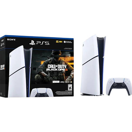 Стаціонарна ігрова приставка Sony PlayStation 5 Slim Digital Edition 1TB Call of Duty: Black Ops 6 Bundle (1000049158), фото 1