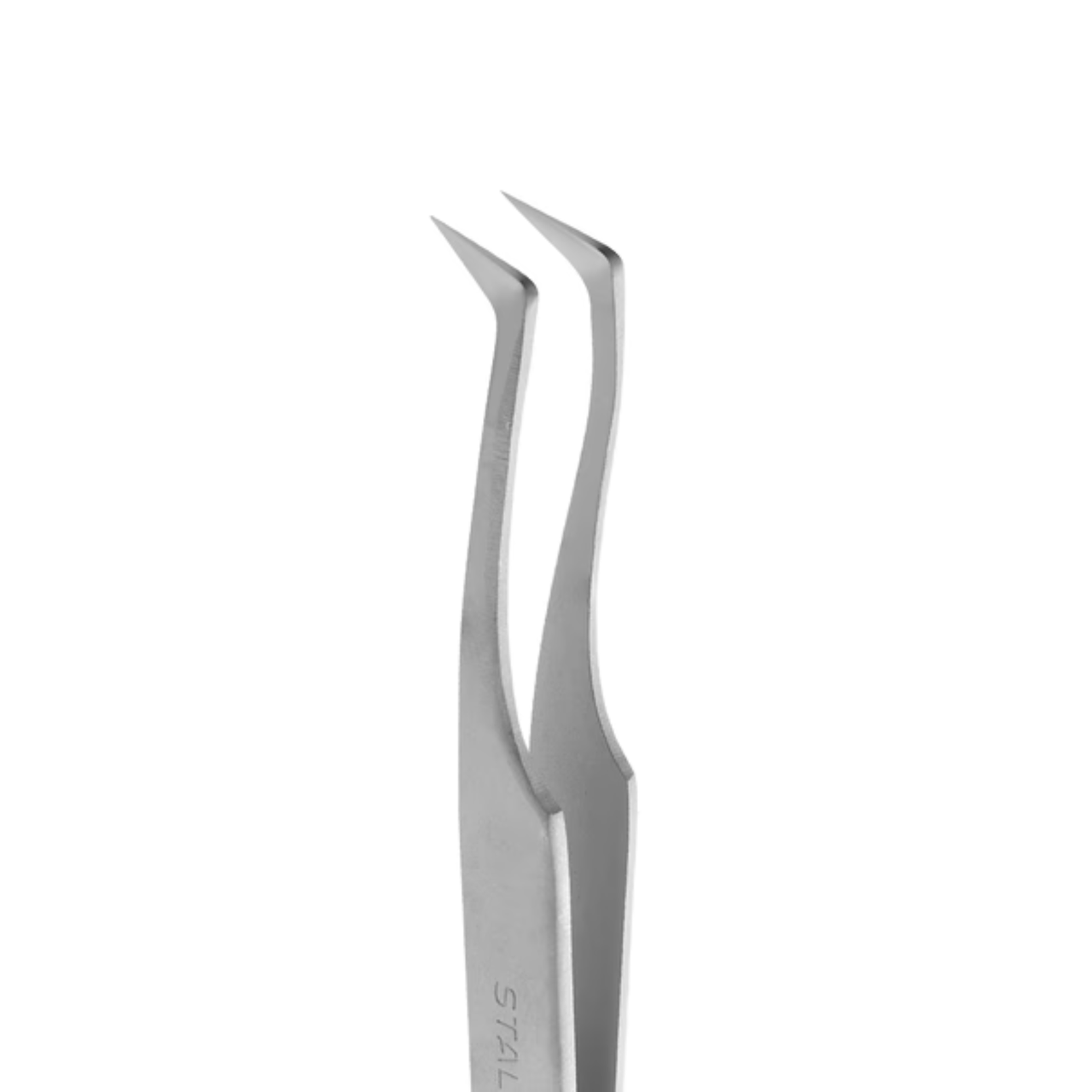 Професійний пінцет для нарощення вій | STALEKS PRO EXPERT 41 TYPE 6 | (L-подібний пінцет з кутом 75°)