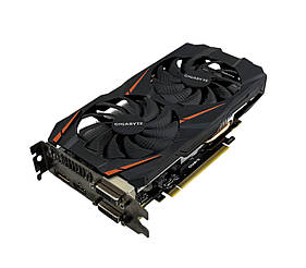 Відеокарта Gigabyte GTX 1060 Gaming Windforce OC 6GB/GDDR5/192-bit (GV-N1060WF2OC-6GD) Б/В