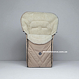 Зимовий конверт-чохол на овчині в коляску чохол в люльку конверт на санки For Kids Winter, фото 5