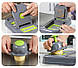 Овочерізка з контейнерами та насадками 28 в 1 | Слайсер для нарізування овочів і фруктів, фото 2