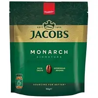 Кава розчинна Jacobs Monarch, 50 г (сублімована, у пачці)