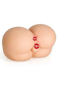 Мастурбатор-попка Real Body — Nice Ass, два входи: вагіна та полиця