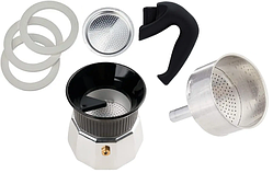 Дозуючі воронки і запчастини для Гейзерних кавоварок