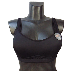 Бюстгальтер топ без кісточок 90C чорний Guiylai 7809