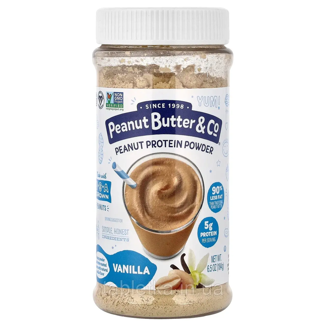 Peanut Butter & Co., Peanut Powder, Vanilla, 6.5 oz (184 g) Дніпро