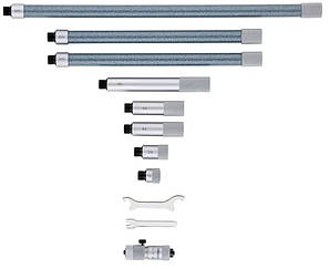 Набір 5 шт. нутромерів мікрометричних Mitutoyo 50-1000 мм внутрішні мікрометри з подовжувачем метричним