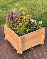 Дерев'яний ящик для саду, городу, дачі, тераси, балкону, квітів, рослин, зберігання, садовий вазон, фото 2