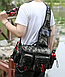 Сумка риболовна Caiman на плече для спінінгіста для ходової риболовлі мультикамуфляж, фото 9