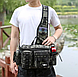 Сумка риболовна Caiman на плече для спінінгіста для ходової риболовлі мультикамуфляж, фото 8