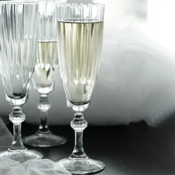 Набір скляних келихів Pasabahce Diamond для шампанського 170 мл 6 шт (440069), фото 1