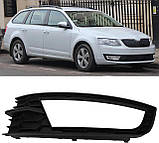 Решiтка бампера SKODA OCTAVIA III 11.12-06.2016 (Китай/Тайвань). 5E08076819B9, фото 2
