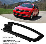 Решітка бампера переднього ліва Skoda OCTAVIA 13- (TEMPEST). 5E08076819B9, фото 4