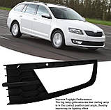 Решiтка бампера SKODA OCTAVIA III 11.12-06.2016 (Китай/Тайвань). 5E08076819B9, фото 7