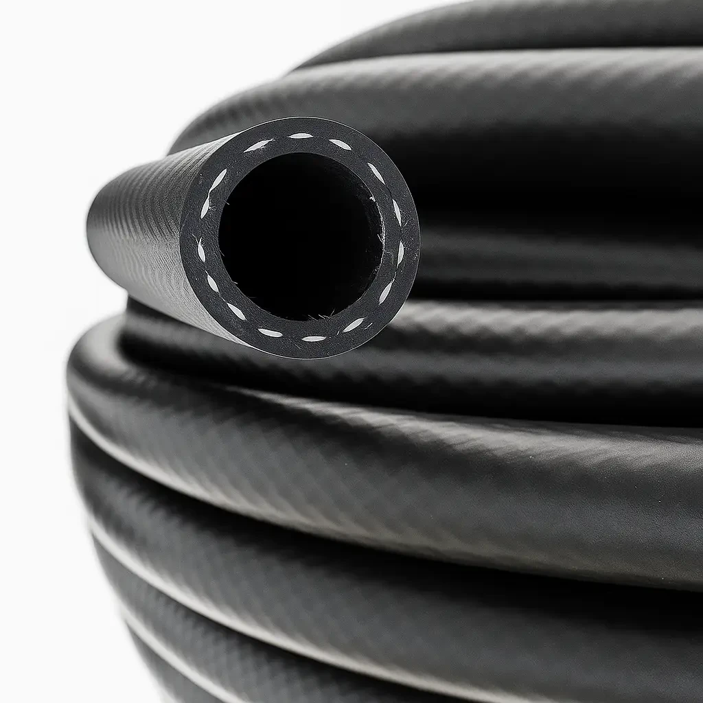 Шланг МБС 18 мм (маслобензостійкий) 5 м — гумовий напірний паливний рукав для бензину, дизеля, мастил та технічних рідин..