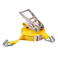 Ремінь стяжний 5T. ST-212D-14 YL 50 мм х 14 м (хутро./трос)