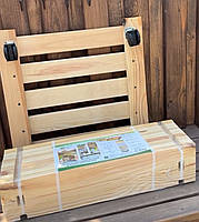 Дерев'яний ящик для саду, городу, дачі, тераси, балкону, квітів, рослин, зберігання, садовий вазон, фото 10