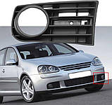 Решітка радіаторна ліва VW Golf V (1K1) 03-08 (Elit) 1K08536659B9, фото 2