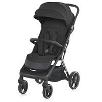 Коляска дитяча ME 1127-B BEYA Black (1шт)  прогулянкова, до 22 кг, PU колеса 17,5 / 22,5 см, чохол, чорний