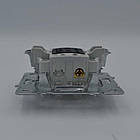 Вимикач 1 клав Touran срібло, фото 4