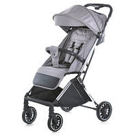 Коляска дитина ME 1129 LINK Silver Striped (1шт) прогулянкова, книжка, 3 підлоги. спинки, чохол, срібний.