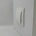 Вимикач прохідний Touran білий, фото 3