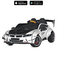 Машина M 5820EBLR-1(24V) (1шт) 2,4G р/к, 1*24V10AH 2*150W, MP3, USB, TF, BLUETOOTH, EVA, шкіра, музика,