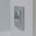 Розетка TV Touran срібло, фото 2