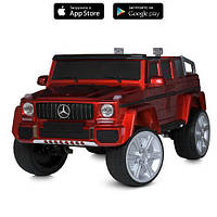 Джип M 5818EBLRS-3 (1шт) 2,4G р/к, 1*12V10AH, 4*35W, MP3, USB, TF, BLUETOOTH, EVA, шкіра, музика, світло,