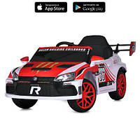 Машина M 5819EBLR-3 (1шт) 2,4G р/к, 1*12V9AH, 4*25W, MP3, USB, TF, BLUETOOTH, EVA, шкіра, музика, світло,