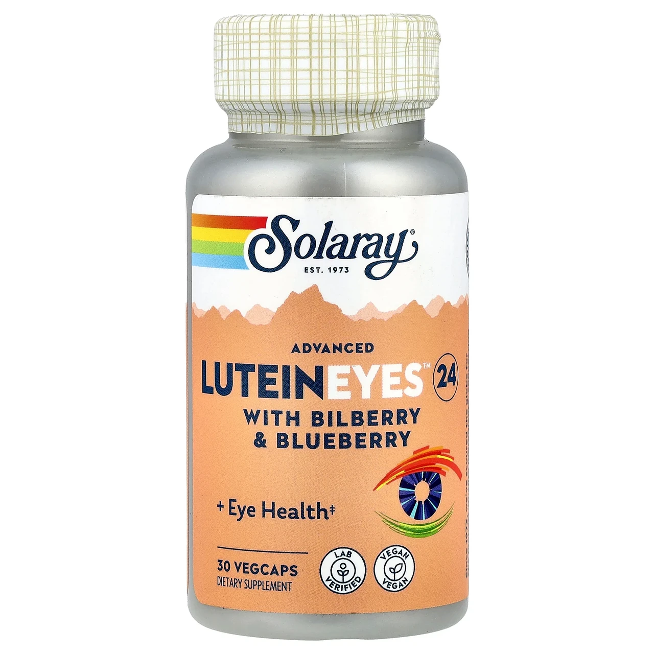 Solaray, Lutein Eyes 24 Advanced, 24 mg, 30 VegCaps, Київ, фото 1