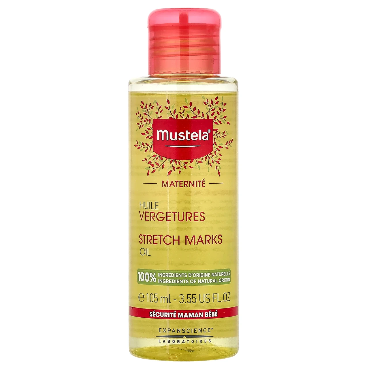 Mustela, олія проти розтяжок, без віддушини, 105 мл (3,55 рідкий. унції), Київ, фото 1